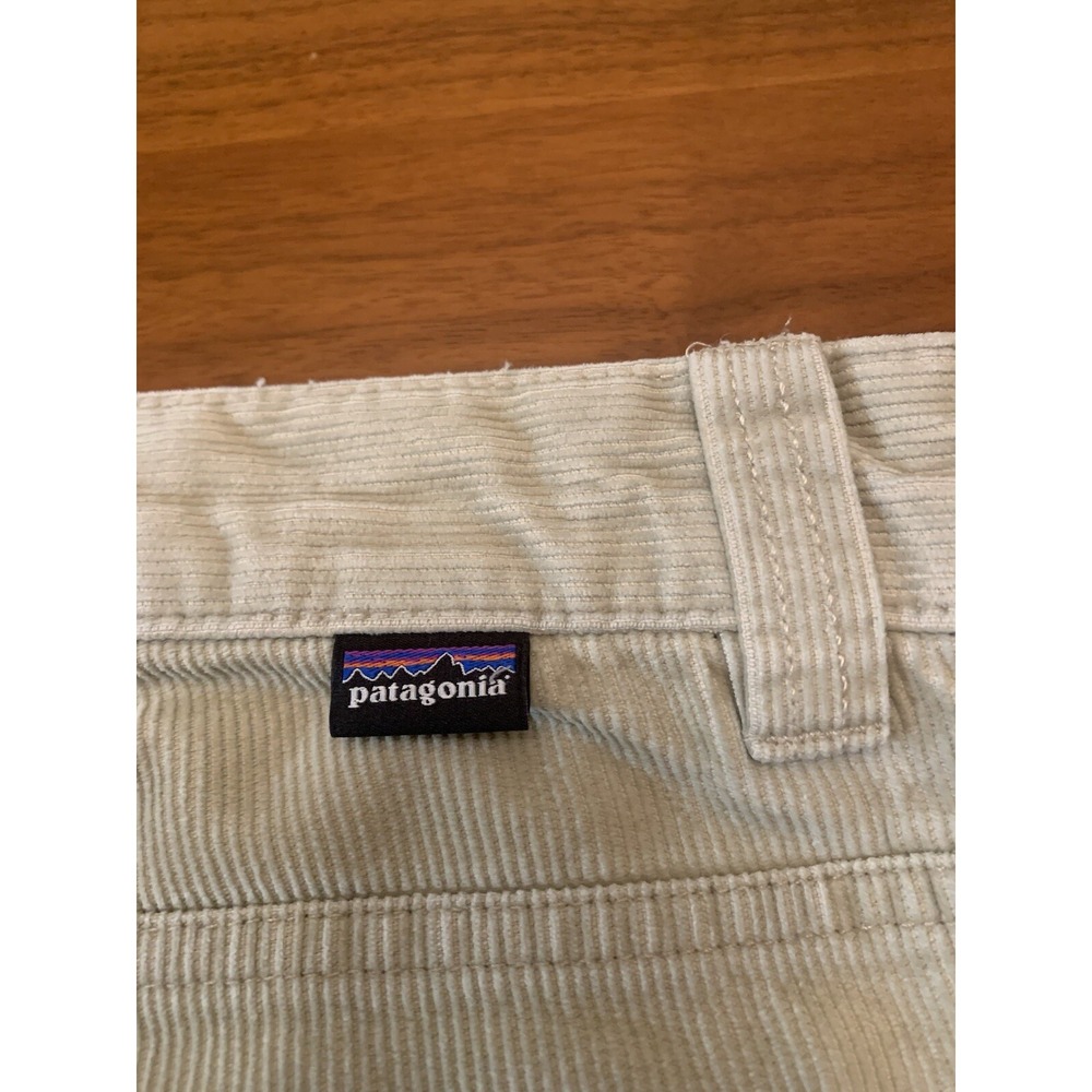 Patagonia Corduroy Pants Mens 30x31 Organic Cotton Beige Straight Gorpcore Cords - Picture 13 of 15
